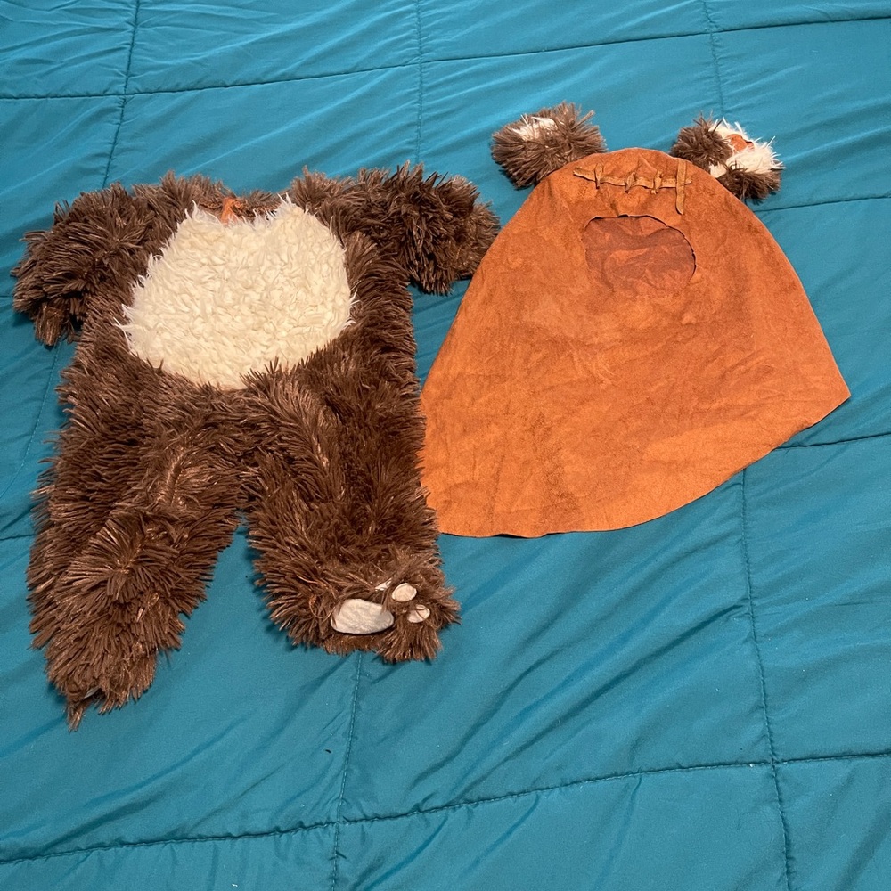 Baby star wars Ewok costume 3/6 months